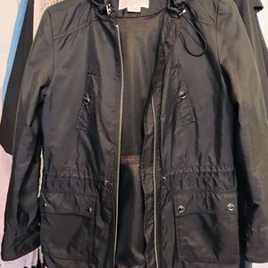 Women's Black Hooded Jacket